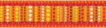Koera rihm Red Dingo Lotzadotz Orange, 15 mm x 2 m