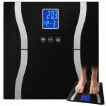Elektroonilised klaasist vannitoa kaalud LCD-ekraaniga, 180 kg