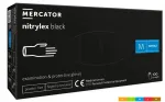 Nitrilkinnas MERCATOR NITRILEEX BLACK suurus M