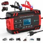 Automaatne auto akulaatori laadija taastamisfunktsiooniga, 12V/24V, Smart