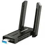 Juhtmevaba USB v&otilde;rguaadapter AX5400M, WiFi 6E, kolmeteljeline, 6 GHz, 5 dBi antenniga