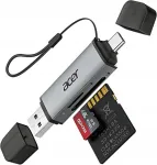 Acer USB-C kahe USB 3.0 Type-C pordiga m&auml;lukaartide lugeja