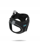 Happet hingavad peegeldavad mustad koera rakmed, suurus 3XS (JT01)