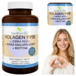 Toidulisand MEDVERITA Fish Collagen Verisol t&uuml;&uuml;pi I ja III kollageeni peptiidid, 120 kapslit