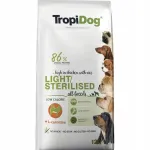 Tropidog Premium Light & Sterilized kuivkoeratoit, 12 kg