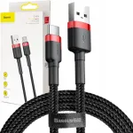 USB-C kaabel BASEUS Durable, 3 m, 2A, QC 3.0, punutud, tugevdatud