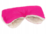 Villased vankri kindad MUFF WOOL, roosad, soojendusega