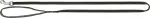 Koera rihm Trixie Premium, must, 1&ndash;1,2 m, XS