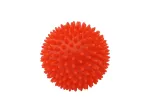 Punane piikidega massaažipall, 9 cm
