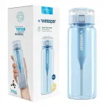 Wessper Clarti Tritan 680 ml veepudel filtriga, sinine