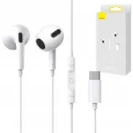 BASEUS C17 k&otilde;rvaklapid mikrofoniga, USB-C, 1,1 m