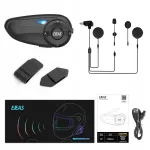Mootorratturite kiivri k&otilde;rvaklapid EJEAS Q7, IP67, kuni 800 m, 7 kasutajale, Bluetooth