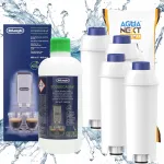 Katlakivieemaldusvahend ja Agua Next vee filter Delonghi kohvimasinale, 4 tk
