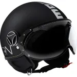 Avatud kiiver MOMO DESIGN Fighter Evo, matt must ja valge, XS
