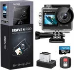 AKASO Brave 4 Pro 4K tegevuskaamera, 20 MP, 64 GB