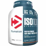 DYMATIZE ISO 100 valgutusjahu 2264g &scaron;okolaadi maitsega WPI isolaat h&uuml;drol&uuml;saadiga