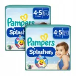 M&auml;hkmekomplekt Pampers Splashers, suurus 4-5, 9-15 kg, 11 tk x2