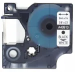 DYMO D1 40913 etikettide riba, 9 mm, valge/must, s0720680