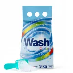 Pesupulber WASH v&auml;rvilistele r&otilde;ivastele, 3 kg, v&auml;rvikaitsega
