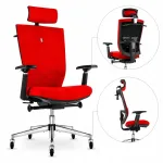 Ergonoomiline kontoritool Kulik System Space, punane