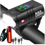 Jalgratta tulede LED komplekt, USB laetav, esi- ja tagumine, IPX6
