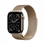 Nutikas k&auml;ekell Apple Watch Series 11 LTE 42mm, titaan, kuldne, S/M