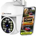 V&auml;line IP WiFi kaamera, p&ouml;&ouml;rlev, 10MP, 4K Ultra HD, j&auml;lgimisfunktsioon, mikrofoni jaotusega