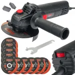 Nurklihvija 125 mm 1300W DIAX reguleerimisega ja 10 kettaga