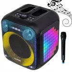 Kaasaskantav k&otilde;lar PB06LED 120 W must, karaoke, FM-raadio, Bluetooth