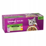 WHISKAS Tasty Mix Chef's Choice niiske kassitoit kastmes, 40 x 85 g
