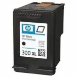 HP 300XL tindiv&auml;rv, must, CC641EE, ~600 lk, originaal
