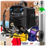 Keevitusmasin SPARTUS EASYMIG 210P, 230V, 200A, MMA/TIG/FLUX, 2 rulli