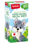 Laste ravimtaimetee APOTHEKE, fenkol, meliss ja m&uuml;nt, &ouml;koloogiline, 20 x 1,5 g