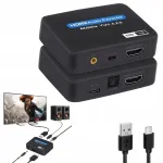Betune HDMI 2.0 adapter optilise TOSLINKi muunduri, AUX, HDCP, 4K-ga