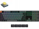 Traadita klaviatuur KEYCHRON K5 QMK, Banana l&uuml;litid, must-hall
