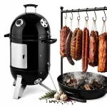 Suitsuahju-grilli &Oslash;40 cm, 3 restiga, s&uuml;teplats ja termomeeter