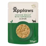 Applaws kassikonserv kanaliha ja spargliga, 70 g