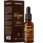 Toidulisand Vitamin D3 4000 + K2 MK7 Forte, tilgad, 450 p&auml;eva