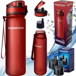 Aquaphor City 0,5 l punane filterpudel 3 veefiltriga