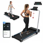 Kokkupandav jooksulint 4IN1 LED-ekraaniga, k&otilde;larite, rakenduse ja Bluetoothiga, 12 km/h