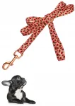 Koera rihm YOURDOG kuldsete metalldetailidega, &bdquo;Strawberry&ldquo;