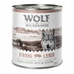 Wolf of Wilderness Monoprotein koerakonserv sealihaga, 6 x 800 g