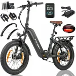 Elektrijalgratas TTGO F8, 250W, 48V, 18Ah, 25 km/h, 150 km, 20", s&uuml;sinikkiust