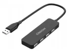 OMIVINE USB jagaja, 4 pesa, 4-&uuml;hes