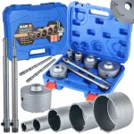 Betoonipuuride komplekt SDS Max ja SDS Plus 9 tk 30&ndash;100 mm BLACK TOOLS PROFI