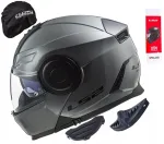 Mootorrattakiiver LS2 FF902 Scope II, Nardo hall/titaan, suurus L, Pinlockiga