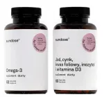 Toidulisand rasedatele Sundose For Future Mums Omega-3, jood, tsink, foolhape, inositool, vitamiin D3, 60+60