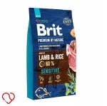 Koeratoit BRIT Premium Lamb with rice 8 kg