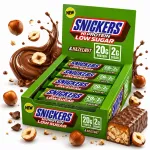 Valgu batoon p&auml;hklitega MARS Snickers Hi Protein Low Sugar 12 x 57 g