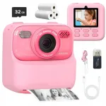Laste hetkefotoaparaat Polaroid printimise, v&auml;lguga, 3 paberirulli